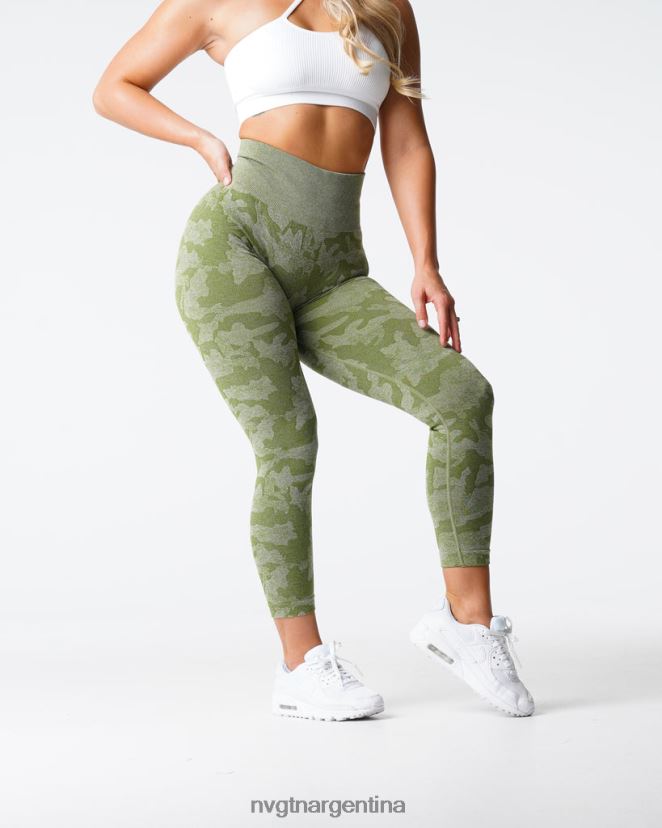 NVGTN leggings de camuflaje sin costuras aptitud física prado mujer 02B4LN548