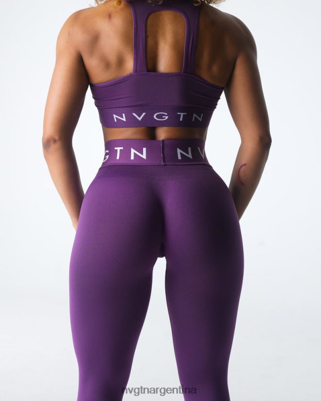NVGTN leggings deportivos sin costuras aptitud física amatista mujer 02B4LN542