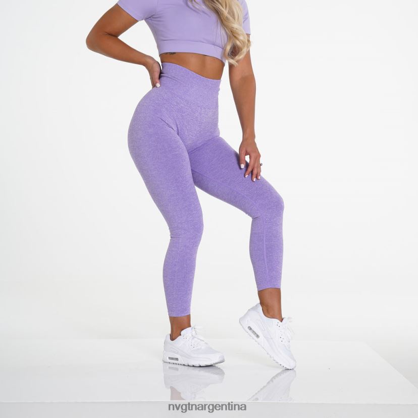 NVGTN leggins sin costuras aptitud física lila mujer 02B4LN646
