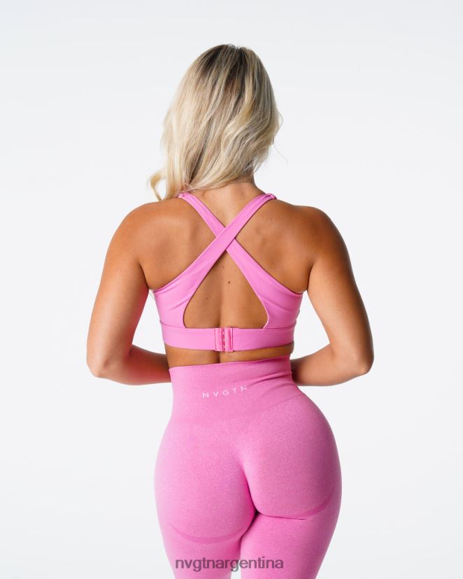 NVGTN revelar sujetador aptitud física chicle rosa mujer 02B4LN171