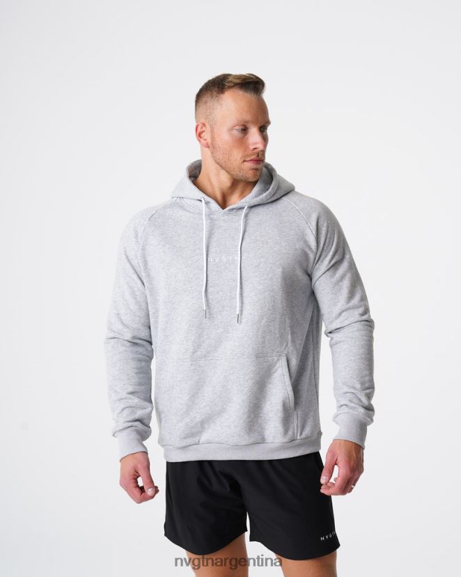 NVGTN sudadera con capucha tapas gris hombres 02B4LN786
