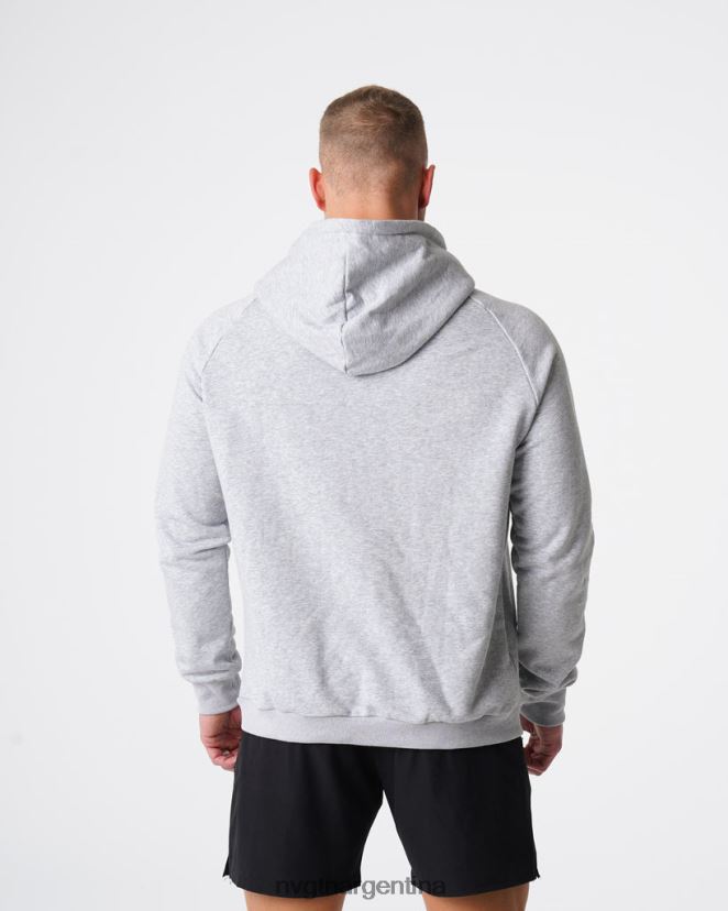 NVGTN sudadera con capucha tapas gris hombres 02B4LN786