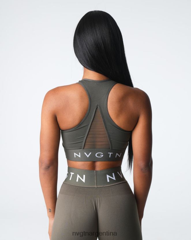 NVGTN sujetador deportivo sin costuras Legacy aptitud física aceituna mujer 02B4LN23