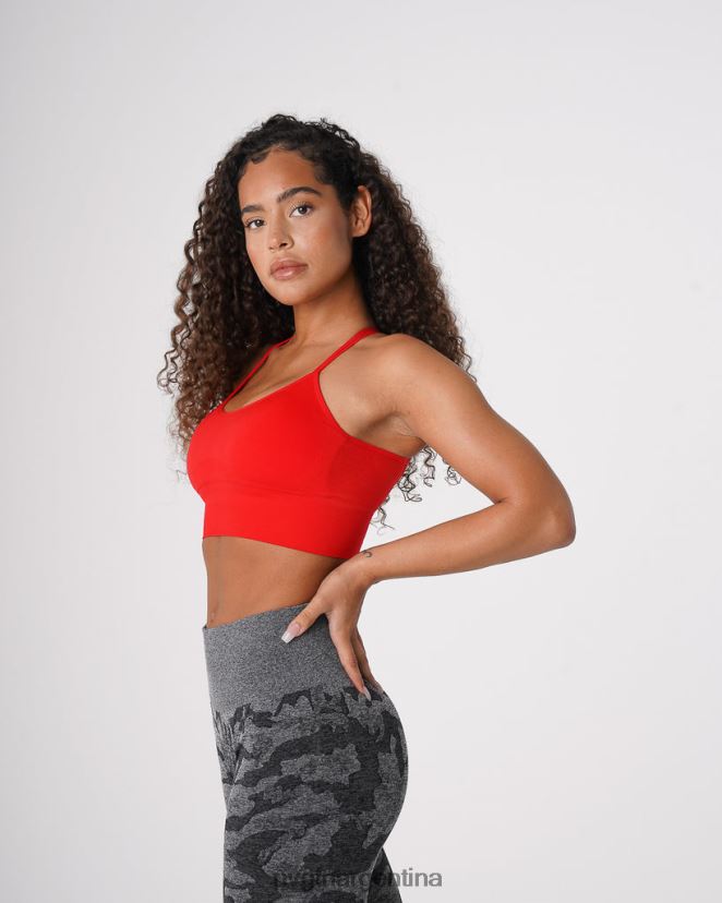 NVGTN sujetador sin costuras florecer aptitud física escarlata mujer 02B4LN60