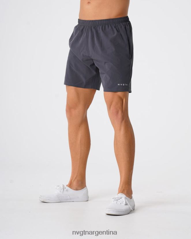 NVGTN pantalones cortos flexibles fondos carbón hombres 02B4LN780