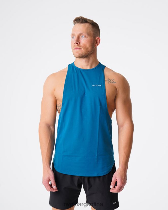 NVGTN tanque de borde de pulso tapas azul francés hombres 02B4LN801