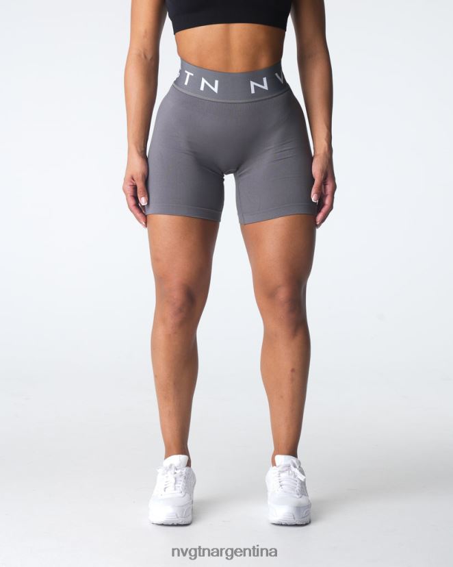 NVGTN pantalones cortos deportivos sin costuras aptitud física carbón mujer 02B4LN431