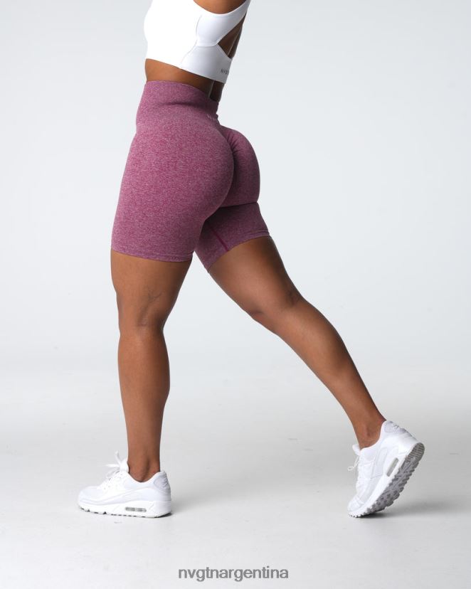 NVGTN pantalones cortos sin costuras aptitud física granate mujer 02B4LN410
