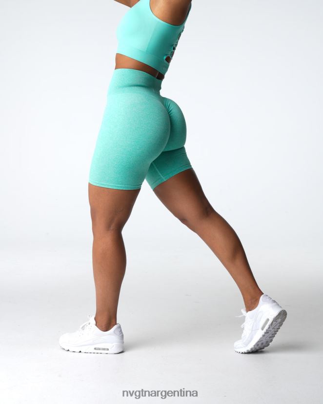 NVGTN pantalones cortos sin costuras aptitud física menta mujer 02B4LN406