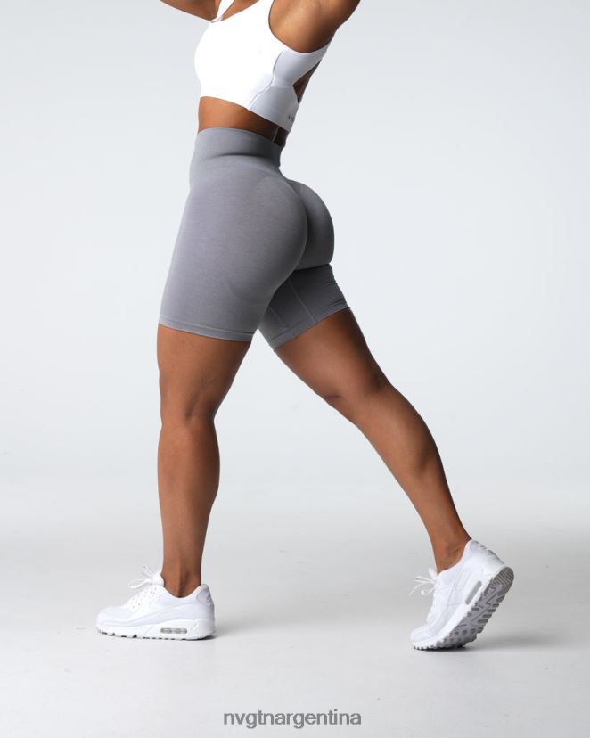 NVGTN pantalones cortos sin costuras contorno 2.0 aptitud física gris mujer 02B4LN317