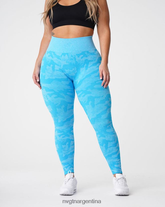 NVGTN leggings de camuflaje sin costuras aptitud física caribe mujer 02B4LN666