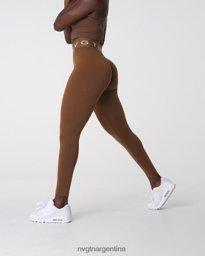 NVGTN leggings deportivos sin costuras aptitud física moca mujer 02B4LN554