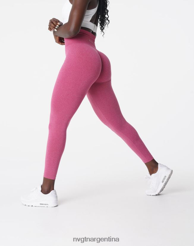 NVGTN nv leggins sin costuras aptitud física carmesí mujer 02B4LN607