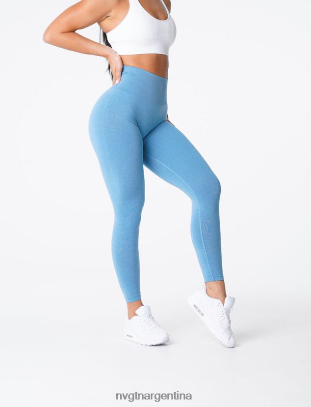 NVGTN nv leggins sin costuras aptitud física cielo azul mujer 02B4LN606