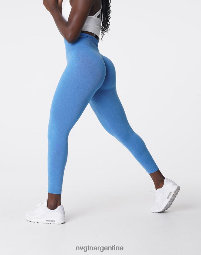 NVGTN nv leggins sin costuras aptitud física océano azul mujer 02B4LN584
