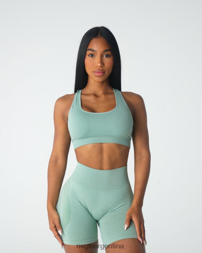 NVGTN inspirar sujetador sin costuras aptitud física verde salvia mujer 02B4LN39