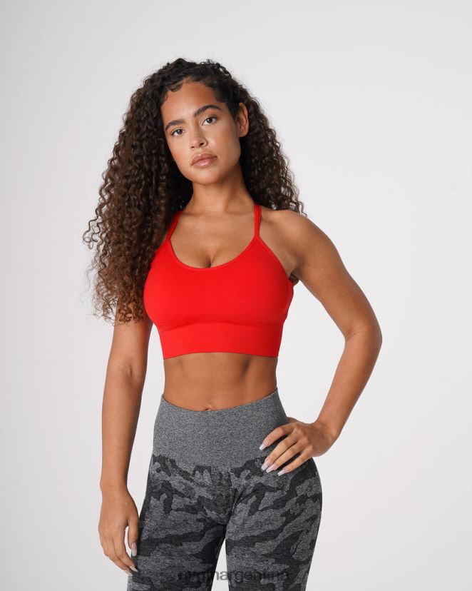 NVGTN sujetador sin costuras florecer aptitud física escarlata mujer 02B4LN60