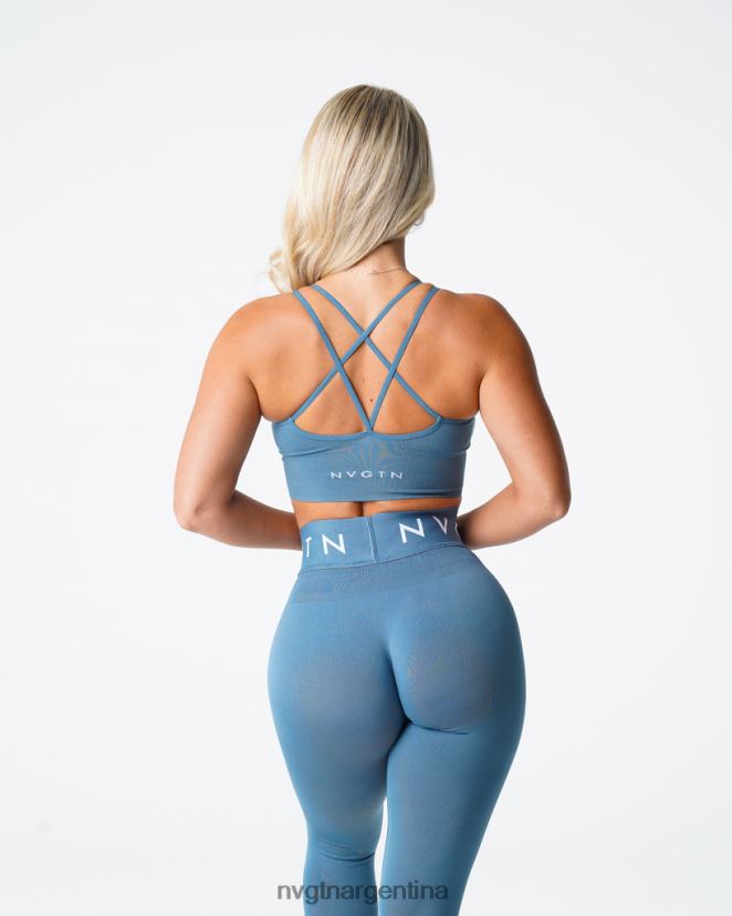 NVGTN sujetador sin costuras florecer aptitud física piedra azul mujer 02B4LN165