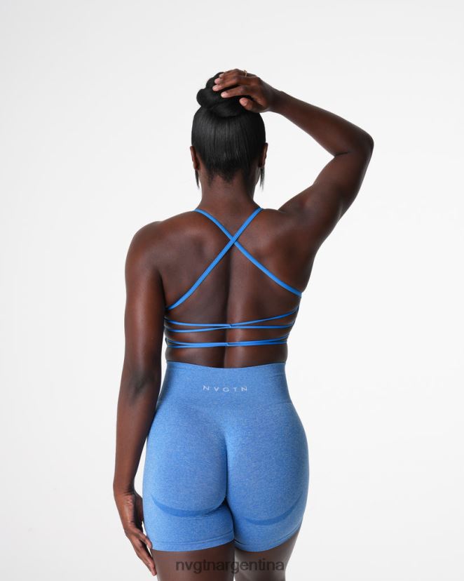 NVGTN sujetador sin costuras invencible aptitud física océano azul mujer 02B4LN30